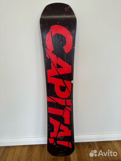 Сноуборд Capita DOA 158см + ботинки Salomon+ крепы