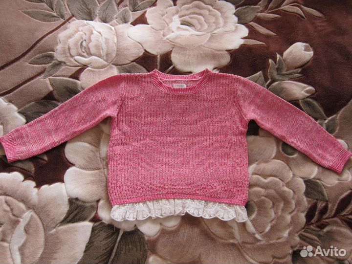 Свитеры, кофточки, юбка на 7-8 лет