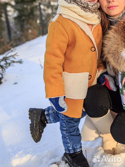 Дубленка пальто для девочки