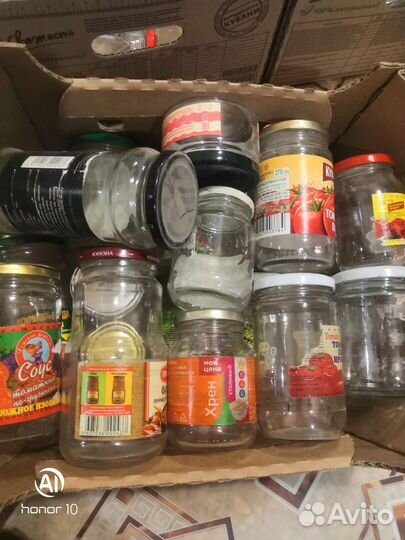 Банки стеклянные 3л и 0,5л и 0,1л