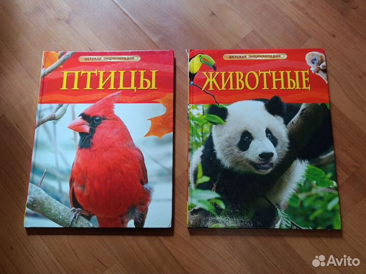 Детские энциклопедии про птиц и животных