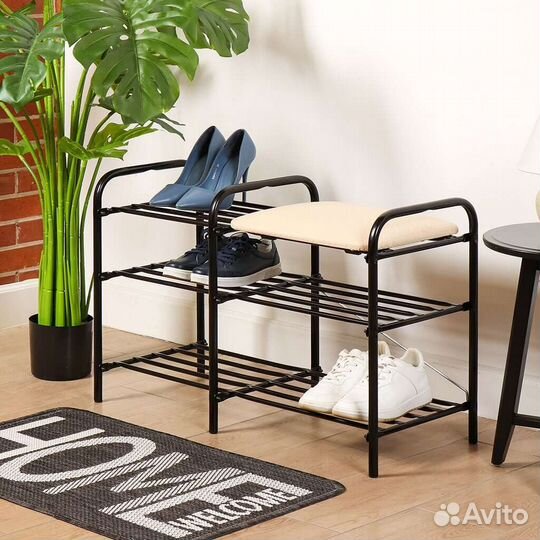 Этажерка для обуви Ника этл3 Люкс обувница Nika
