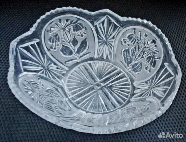 Ваза хрустальная конфетница