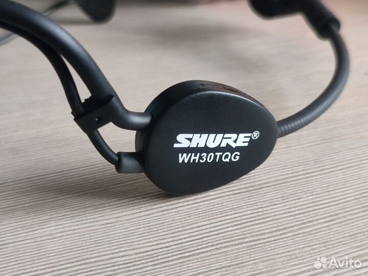 Головной микрофон гарнитура Shure WH30TQG новая