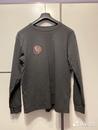 Лонгслив uniqlo серый (размер L)