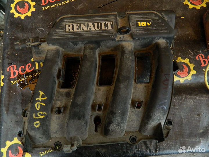 Коллектор впускной к4м а 690 рено логан