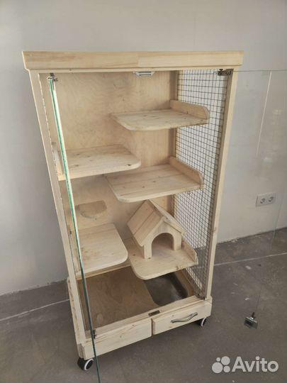 Витрина,клетка для шиншилл, дегу, крыс, грызунов