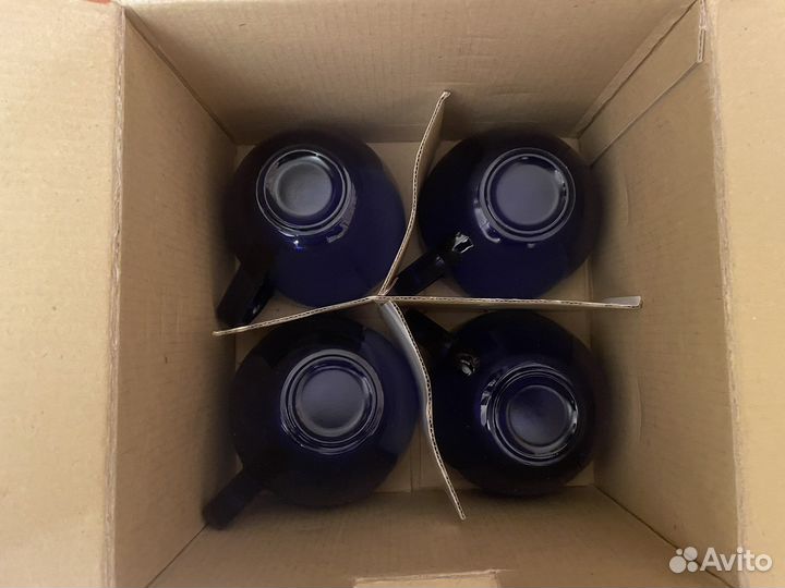 Набор чайных чашек с блюдцами 4 штуки