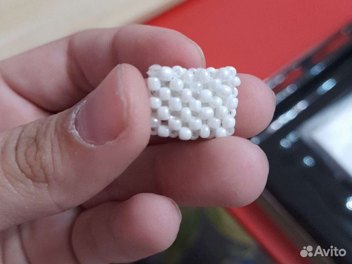 Картинка-с сердцем, из бисера