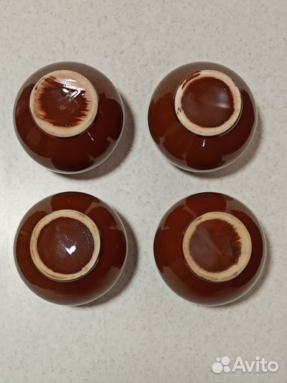 Горшочки для запекания, набор 4 шт, пр-во СССР