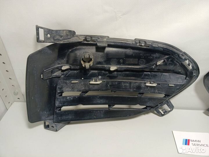 Решетка в бампер нижняя BMW X6 F16 (2014 - 2020)