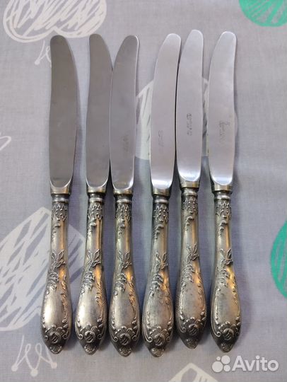 Ложки вилки мельхиоровые СССР блюдца мнца