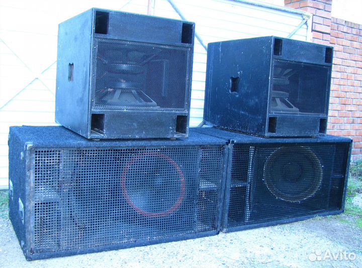 Сабвуферы MAG+PBF 14400W 4ш Pro SUB-218 Нч Колонки