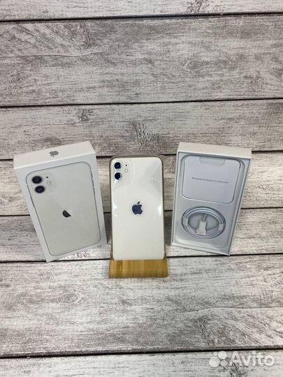 Телефон iPhone 11 128 gb (белый)