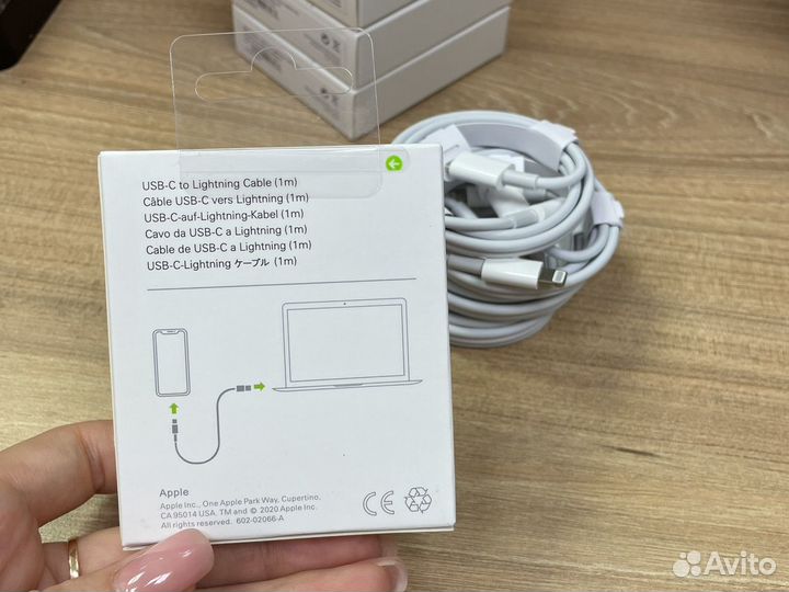 Type-c lightning кабель для зарядки на iPhone