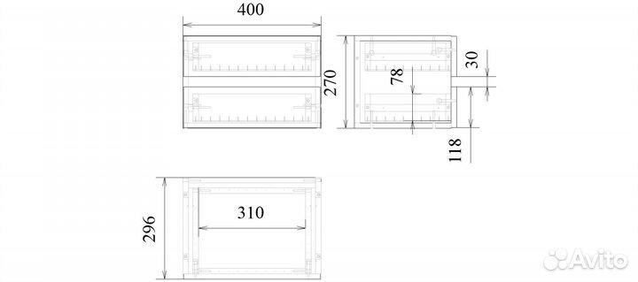 Тумба прикроватная