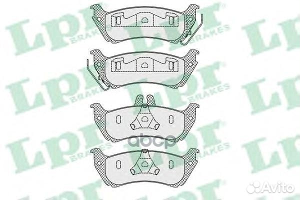 Комплект тормозных колодок 05P1000 05P1000 Lpr