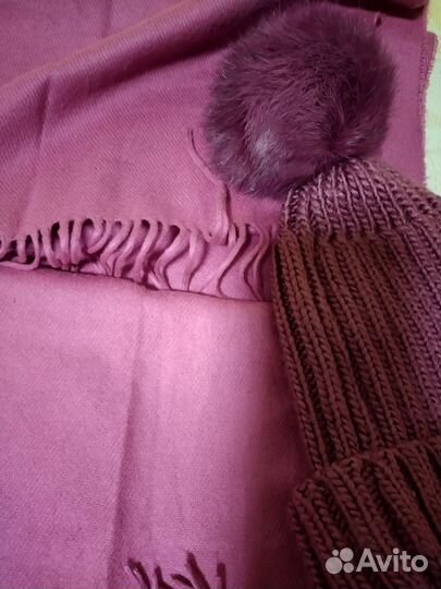 Комплект шапка и шарф Италия