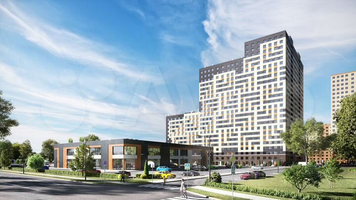 2-к. квартира, 46,2 м², 2/25 эт.