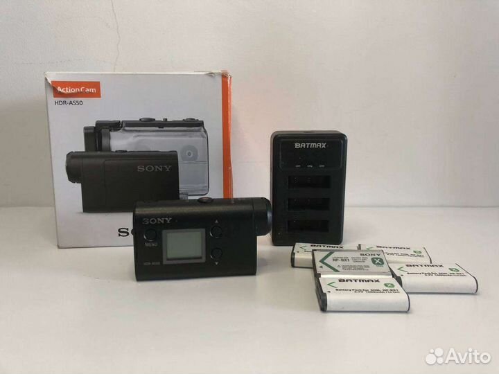 Экшн камера sony hdr as50