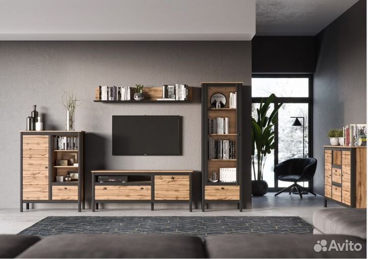 Тумба под тв лофт Белоруская фабрика