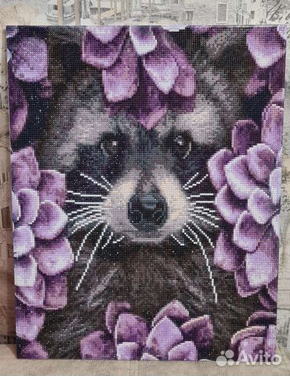 Картина с енотом