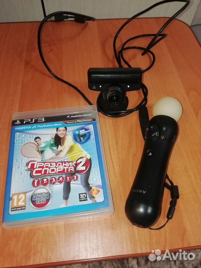 Move ps3,камера и диск