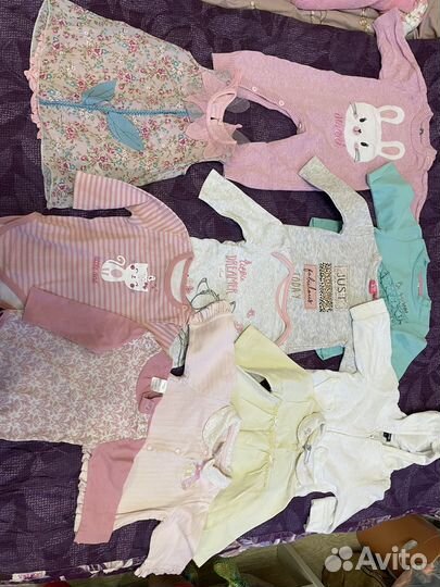 Пакет вещей на девочку 62-86