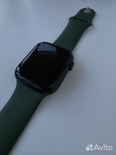 Часы apple watch 7 45 mm green