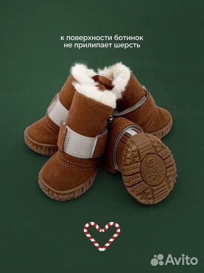 Зимняя обувь для собак