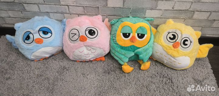 Сова с пледом 3 в 1