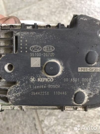 Дроссельная заслонка Hyundai Sonata 6