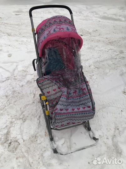 Санки-коляска