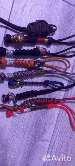 Темляки с бусинами ручная работа