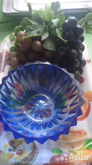 Салатница.ваза синяя СССР