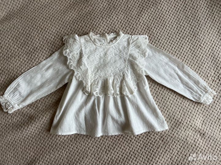 Блузка-рубашка для девочки Mango