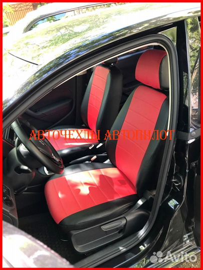 Чехлы Автопилот Volkswagen Polo 1 из экокожи