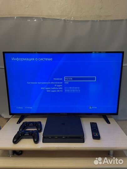 Sony PlayStation 4 slim 1 Tb + тв Hyundai 40’