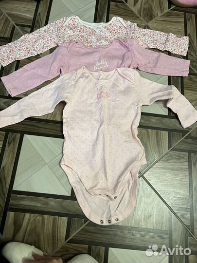 Боди mothercare вещи пакетом на девочку 86 92