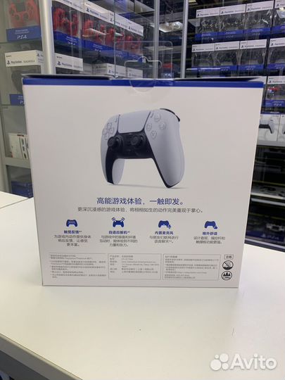 Dualsense white Джойстик PS5 белый Новый