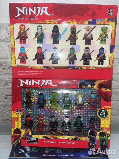 Lego ninjago минифигурки набор фигурок 12 штук