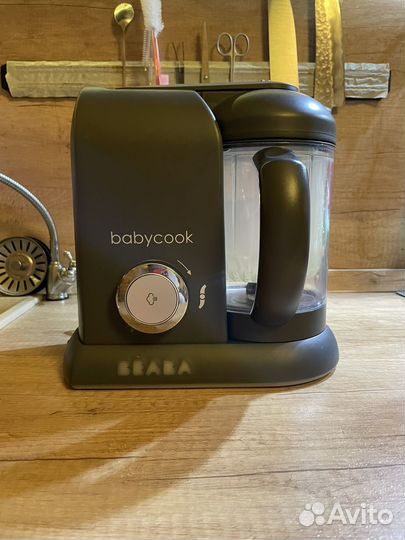 Пароварка блендер Beaba babycook solo dark grey