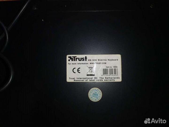 Клавиатура проводная Trust KB 1400