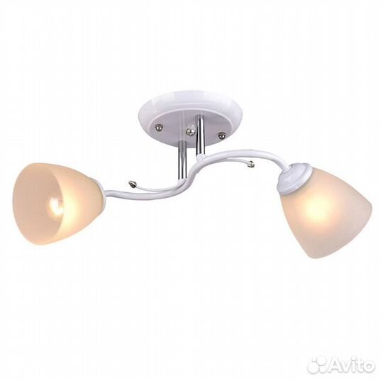 Люстра потолочная россвет Лютня 2х60Вт Е27 металл