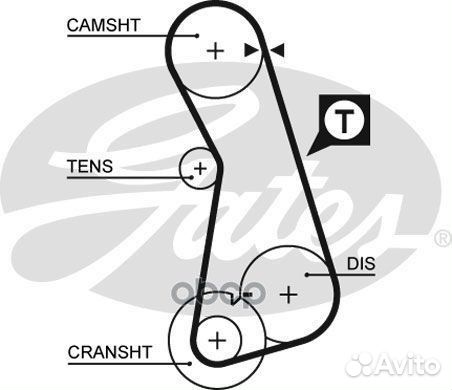 Комплект ремня грм K015308 Gates