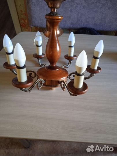 Люстра потолочная большая бу