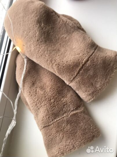 Варежки меховые женские