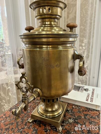 Самовар на дровах старинный