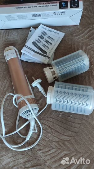 Фен щетка вращающаяся rowenta