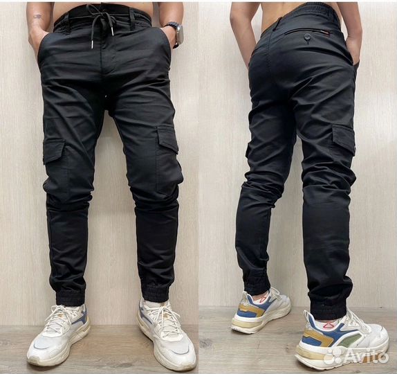 Джоггеры мужские универсальные размеры до 56